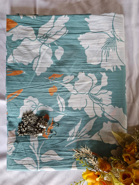 Teal Bloom Kurti